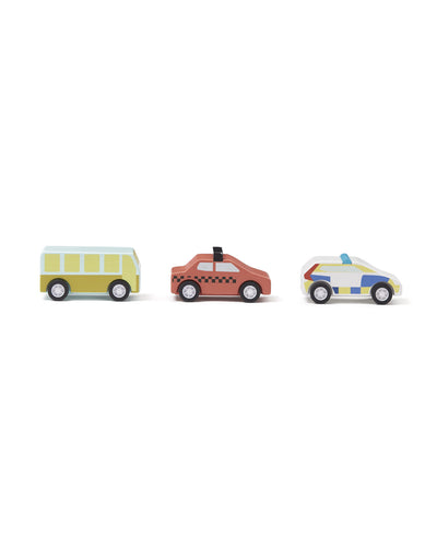Kids Concept - Pull Back Cars Set of 3 - Swanky Boutique