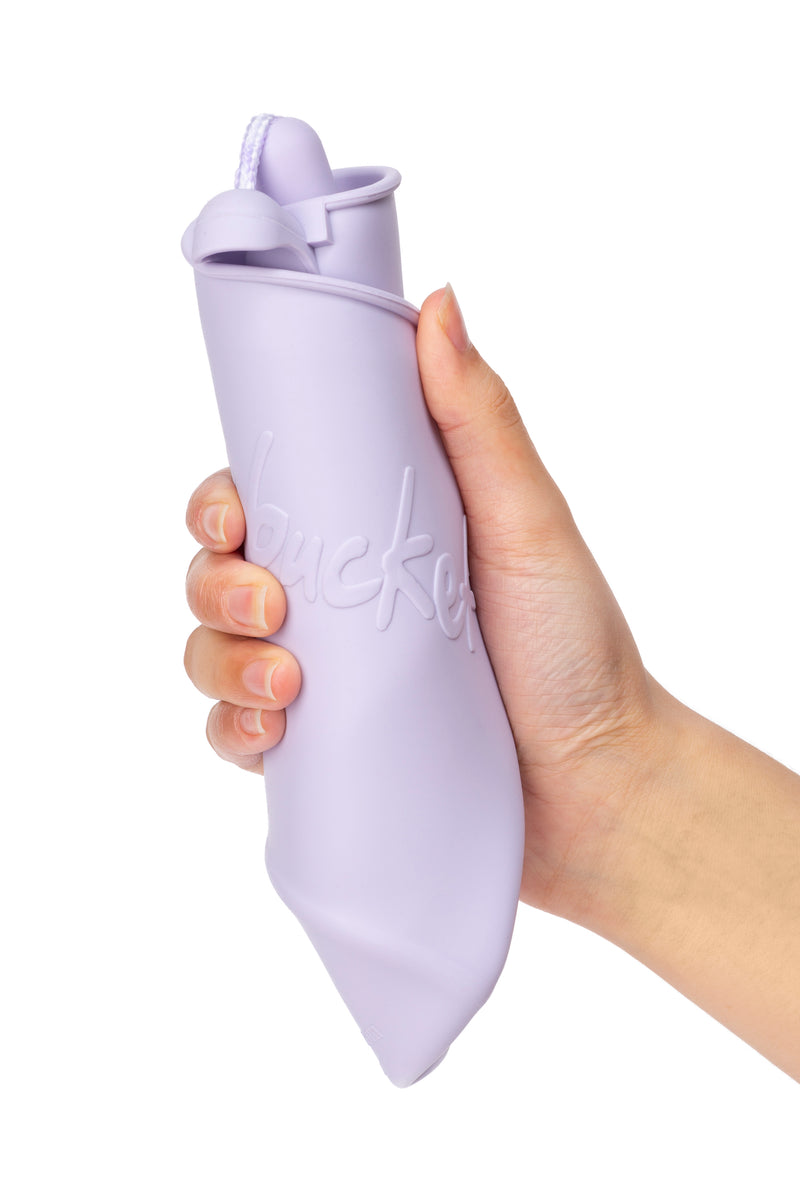 scrunch - Beach Bucket, Foldable - Dusty Purple - swanky boutique malta