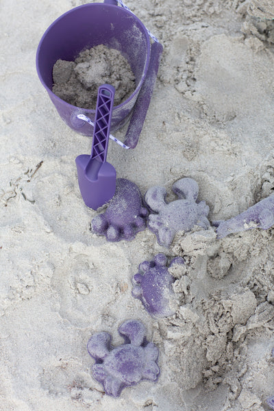 Beach Bucket, Foldable - Dark Purple