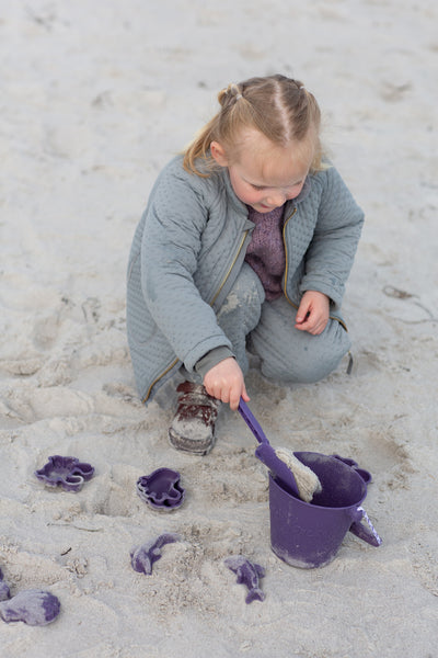 scrunch - Beach Bucket, Foldable - Dark Purple - swanky boutique malta