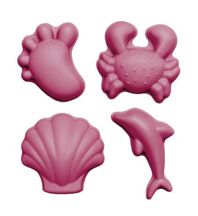 scrunch - Beach Sand Moulds (set of 4) - Dark Pink - swanky boutique malta