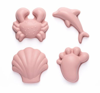 scrunch - Beach Sand Moulds (set of 4) - Dusty Rose - swanky boutique malta