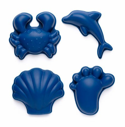 scrunch - Beach Sand Moulds (set of 4) - Midnight Blue - swanky boutique malta