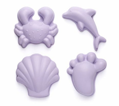 scrunch - Beach Sand Moulds (set of 4) - Dusty Purple - swanky boutique malta