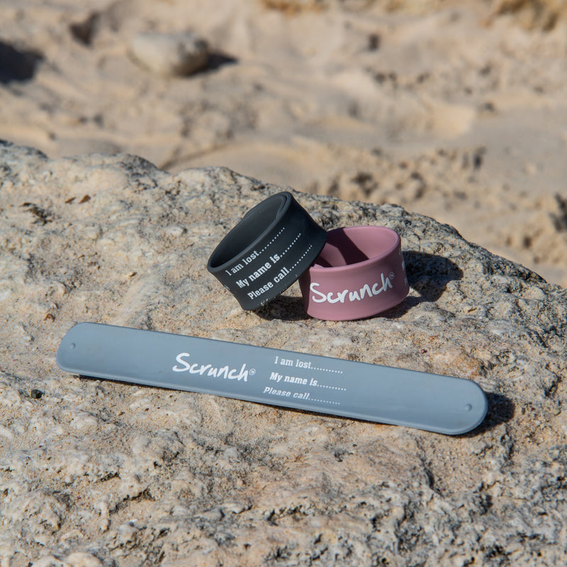 scrunch -Beach Wristband - Dusty Rose - swanky boutique malta