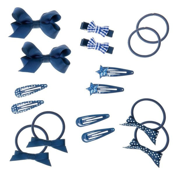 rockahula kids - My School Hair Set - 16 Pieces Blue - swanky boutique malta