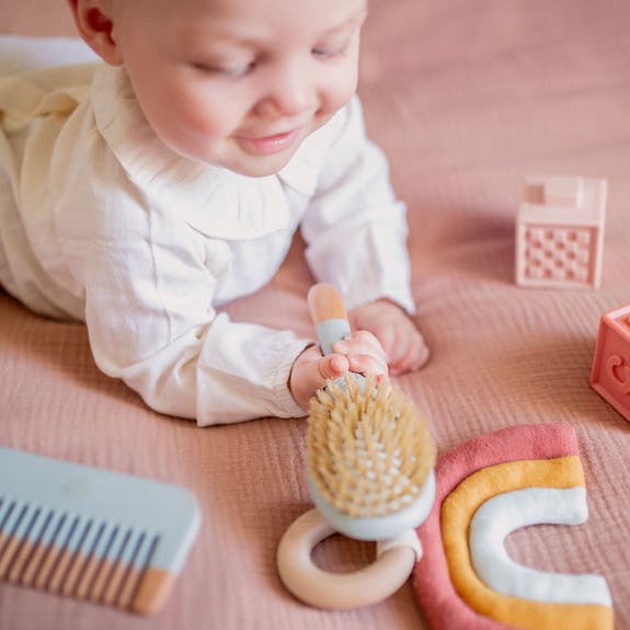 Bachca - Hair Brush & Comb Baby Blue - Swanky Boutique