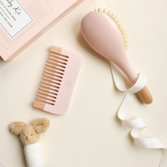 Bachca - Hair Brush & Comb Baby Pink - Swanky Boutique