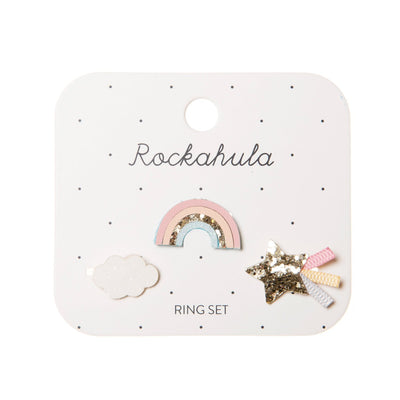 rockahula kids - Ring Set - Sorbet Rainbow - swanky boutique malta