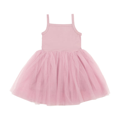 Bob & Blossom - Tutu Dress Cotton Dusty Violet - Swanky Boutique