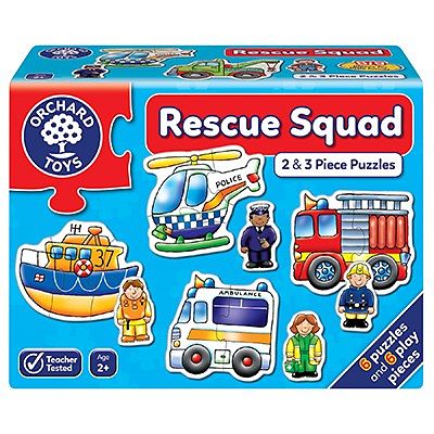 orchard toys - Jigsaw Puzzles, 6-Pack - Rescue Squad (2+ Years) - swanky boutique malta