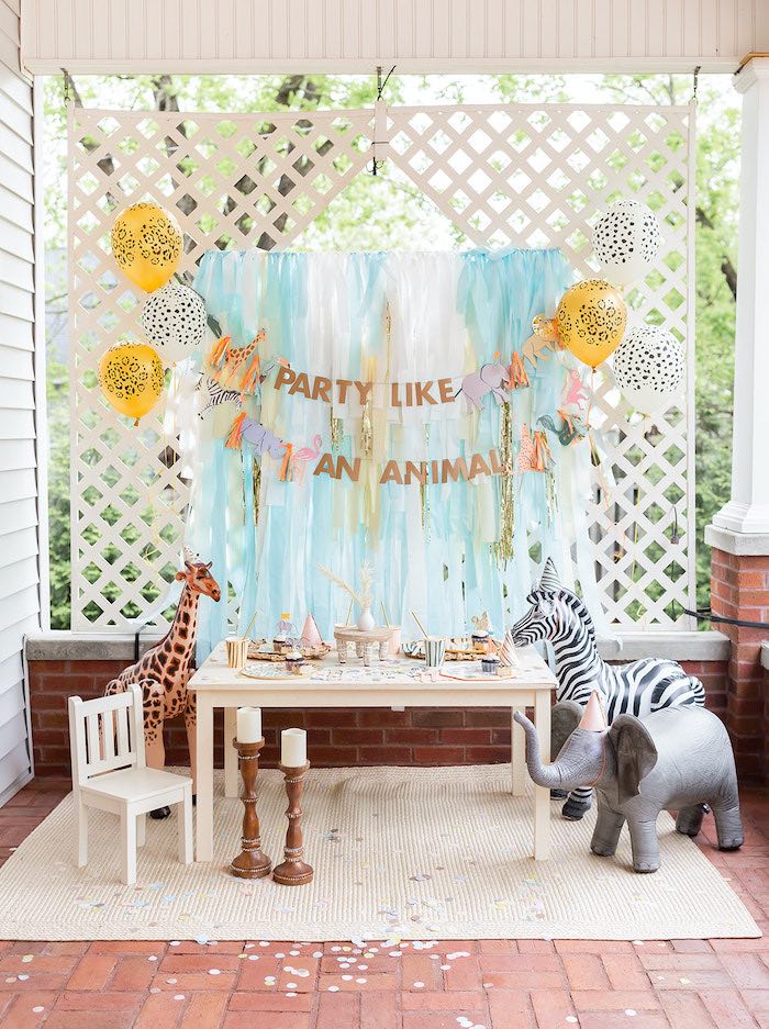 Garland, Large - Safari Animals Party like an Animal