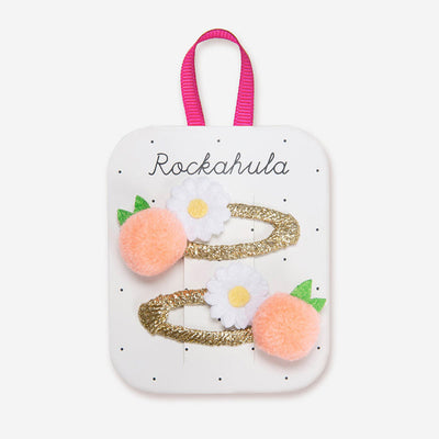 rockahula kids - Hair Accessories, Clips - Orange Blossom - swanky boutique malta