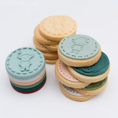 We Might Be Tiny - Cookie Stamps Silicone 6 Pack Christmas Stampies - Swanky Boutique