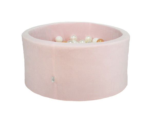 moje - Ball Pit Incl 200 Balls, Velvet - Light Pink - swanky boutique malta