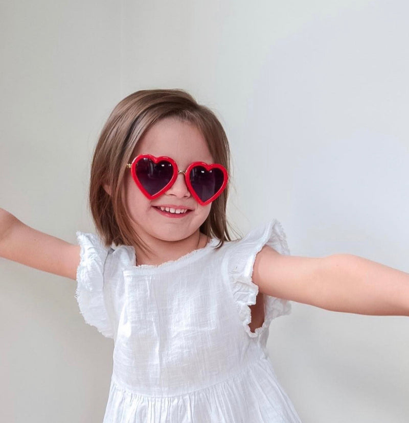 elle porte - kids sunglasses love heart 2-8 years - swanky boutique malta