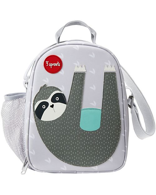 3 Sprouts - Lunch Bag with Shoulder Strap Thermal Sloth - Swanky Boutique