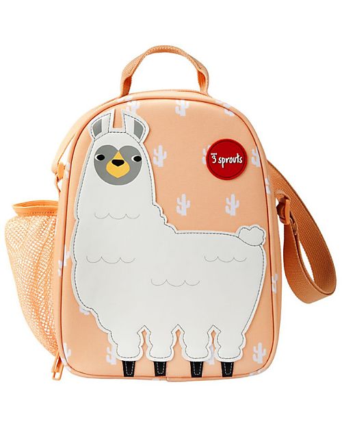 3 Sprouts - Lunch Bag with Shoulder Strap Thermal Llama - Swanky Boutique