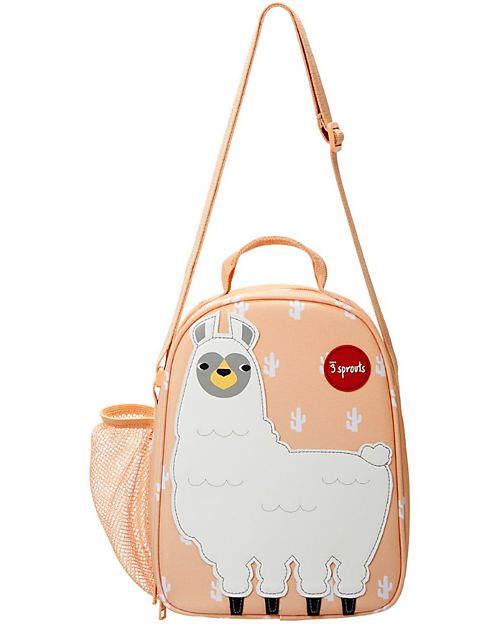 3 Sprouts - Lunch Bag with Shoulder Strap Thermal Llama - Swanky Boutique