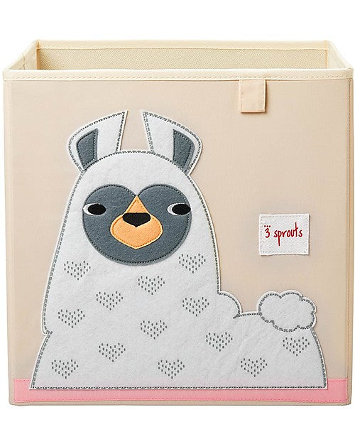 Storage Box - White Llama