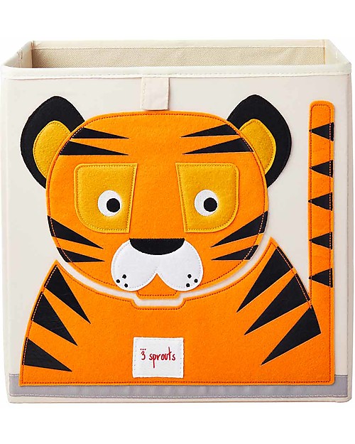 3 Sprouts - Storage Box Tiger - Swanky Boutique