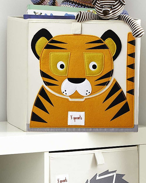 3 Sprouts - Storage Box Tiger - Swanky Boutique