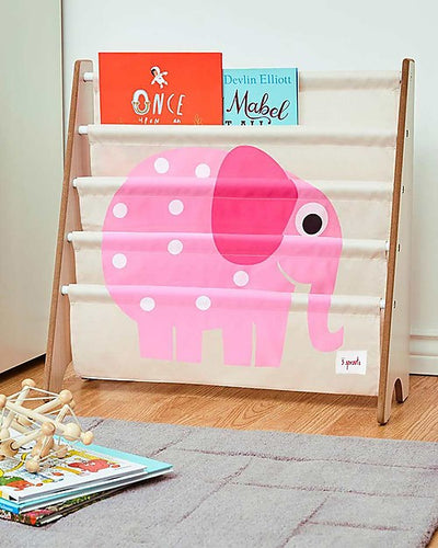3 Sprouts - Bookcase Montessori Pink Elephant - Swanky Boutique