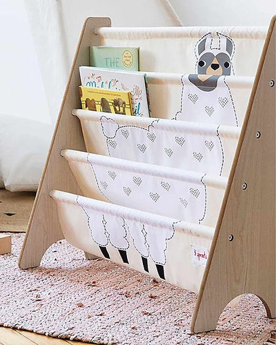 3 Sprouts - Bookcase Montessori Llama - Swanky Boutique