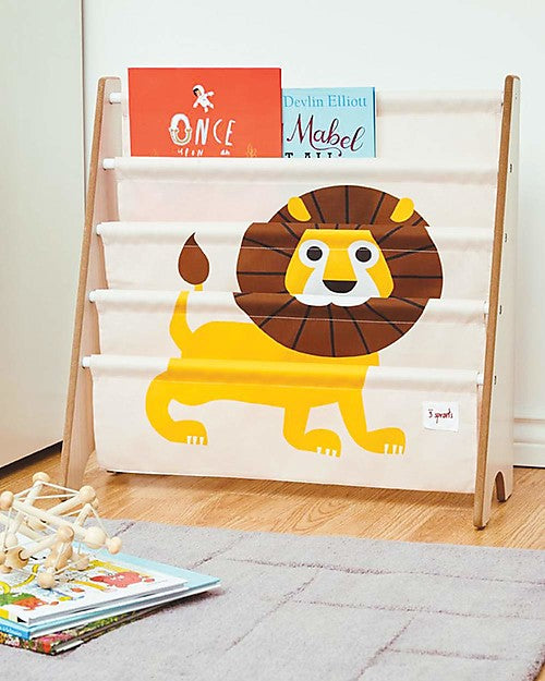 3 Sprouts - Bookcase Montessori Lion - Swanky Boutique