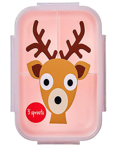 Lunch Box, Bento with 3 compartments  - Fawn
