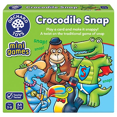 orchard toys - Game (Mini Game) - Crocodile Snap (3-8 Years) - swanky boutique malta