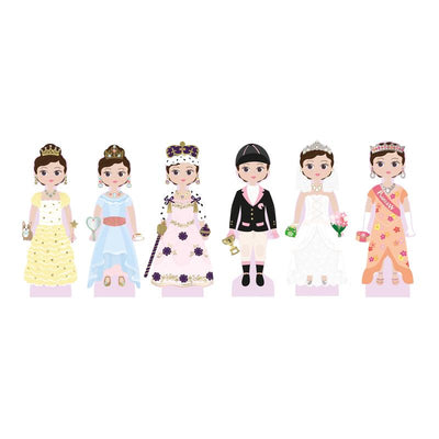 Magnetic Dress Up Doll, Wooden - Charlotte (3+ Years)