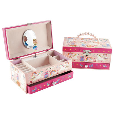 Floss & Rock - Jewellery Box with 3 Drawers Musical Rainbow Fairy - Swanky Boutique