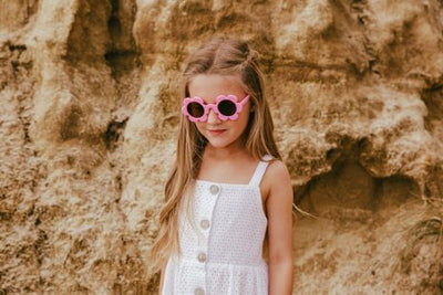 elle porte - kids sunglasses daisy bubble gum 18 months - 7 years - swanky boutique malta