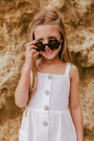 elle porte - kids sunglasses daisy liquorice black 18 months - 7 years - swanky boutique malta