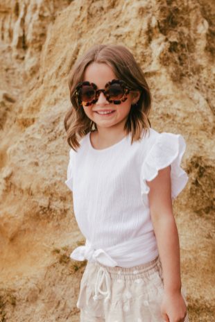 elle porte - kids sunglasses daisy tortoise 18 months - 7 years - swanky boutique malta