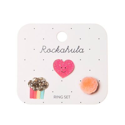 rockahula kids - Ring Set - Happy Hearts - swanky boutique malta