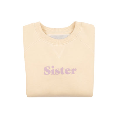 Sweatshirt "Sister" - Vanilla (Various Sizes)