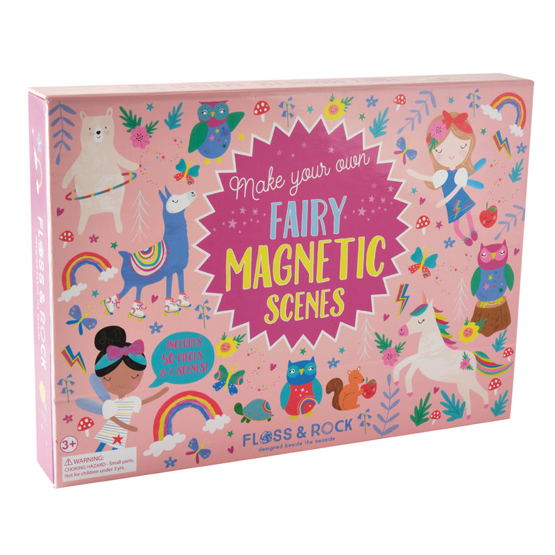 Floss & Ross - Magnetic Play Scene Incl 50 Magnets Rainbow Fairy - Swanky Boutique