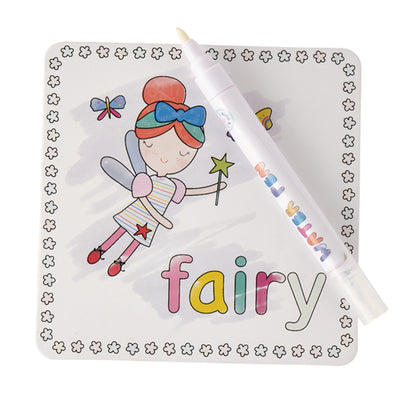 Floss & Rock - Magic Water Colour-In Cards Rainbow Fairy - Swanky Boutique