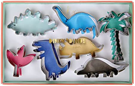 Cookie Cutters, 7-Pack - Dinky Dino