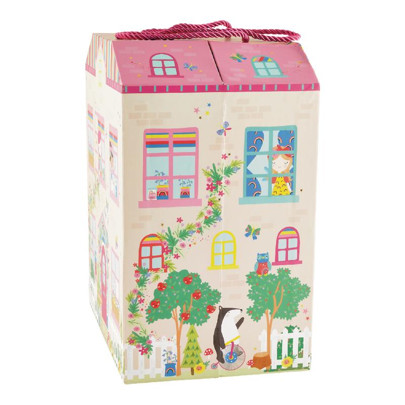 Play House with Wooden Pieces - Rainbow Fairy