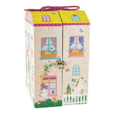 Play House with Wooden Pieces - Rainbow Fairy