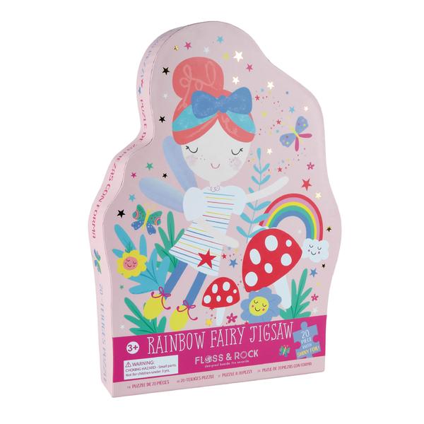 Floss & Rock - Jigsaw Puzzle 20 Pieces Rainbow Fairy 3+ Years - Swanky Boutique
