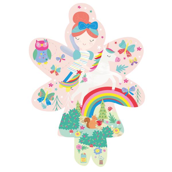 Floss & Rock - Jigsaw Puzzle 20 Pieces Rainbow Fairy 3+ Years - Swanky Boutique