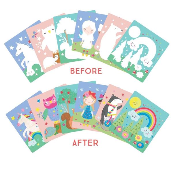 Magic Water Colour-In Flip Pad - Rainbow Fairy