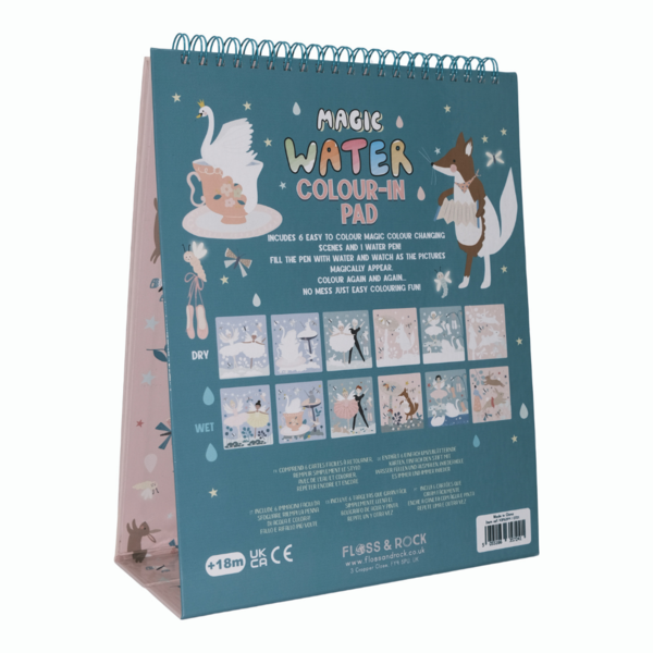 Floss & Rock - Magic Water Colour-In Flip Pad Enchanted - Swanky Boutique