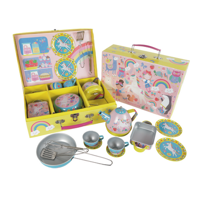 Floss & Rock - Kitchen Accessories & Tea Set Musical 12 Pieces Rainbow Fairy - Swanky Boutique