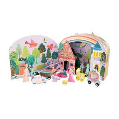 Play Box with Wooden Pieces - Fairy Tale