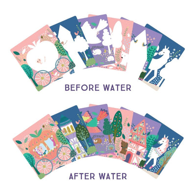 Floss & Rock - Magic Water Colour-In Flip Pad Fairy Tale - Swanky Boutique